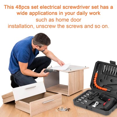 48 Pcs Cordless Screw Driver 4.2V (L0214)