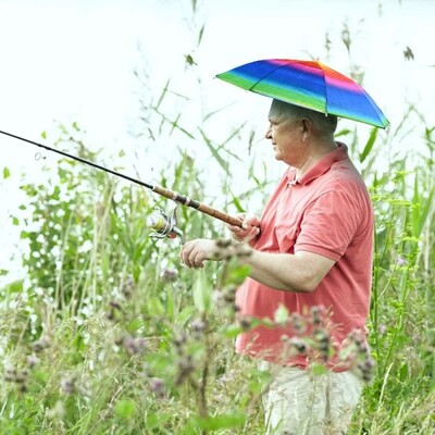 Rainbow Umbrella Hat (P0282)  